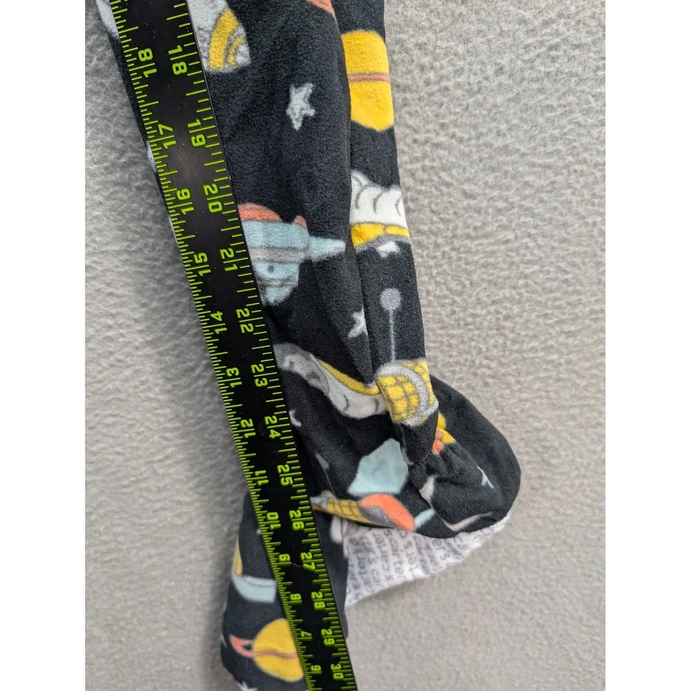 Carters Kids Fleece Footed Pajamas Space‎ Planets Rockets Stars One Piece 12/12A